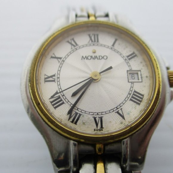 RARE VINTAGE Movado Women\'s Calendar Swiss Watch main image 4